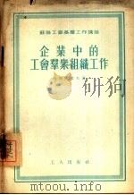 企业中的工会群众组织工作   1955  PDF电子版封面    （苏）阿斯塔霍夫（М.Астахов）著；杨诗译 