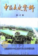 中区文史资料  第1辑（1999 PDF版）