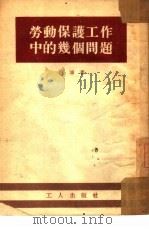 劳动保护工作中的几个问题   1953  PDF电子版封面    江涛撰 