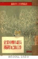 企业中团小组长漫谈自己的工作   1952  PDF电子版封面    苏联青年近卫军出版局辑；林东译 