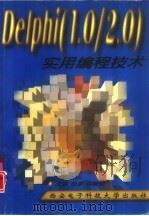 Delphi 1.0/2.0实用编程技术   1997  PDF电子版封面  7560605206  王强等编著 