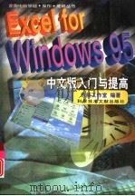 Excel for Windows 95中文版入门与提高（1997 PDF版）