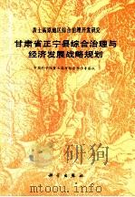 甘肃省正宁县综合治理与经济发展战略规划（1990 PDF版）
