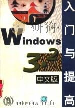 Windows 3.2中文版入门与提高   1997  PDF电子版封面  7302025630  王冬著 