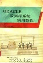 ORACLE数据库系统实用教程   1993  PDF电子版封面  7542707582  王绍英，季鸣海编著 