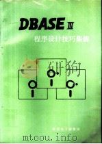 dBASEⅢ程序设计技巧集锦     PDF电子版封面     