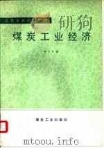 煤炭工业经济   1989  PDF电子版封面  7502003223  陈宝书编 