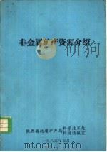 非金属矿产资源介绍   1985  PDF电子版封面    王友文；方永安等 