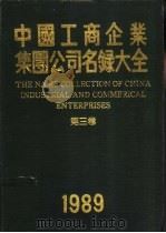 中国工商企业集团公司名录大全  第3卷（1989 PDF版）