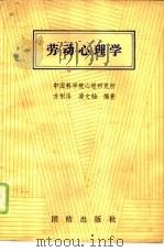 劳动心理学   1988  PDF电子版封面  7800610179  方俐洛，凌文辁编著 