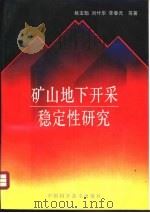 矿山地下开采稳定性研究   1994  PDF电子版封面  750461761X  姚宝魁，刘竹华等著 