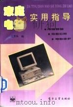 家庭电脑实用指导   1995  PDF电子版封面  7505329693  王荣良编 