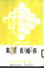 吴痴自选集（1980 PDF版）