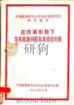 在改革形势下华东能源问题及其综合对策     PDF电子版封面    杨纪珂主编 