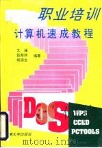 职业培训计算机速成教程   1995  PDF电子版封面  7810255770  文瑾等编著 