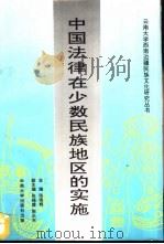 中国法律在少数民族地区的实施   1994  PDF电子版封面  7810254359  张晓辉主编 