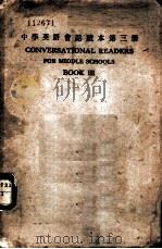 中学英语会话读本  第3册（1932 PDF版）
