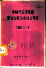 中国代表团出席联合国有关会议文件集  1984.1-6   1987  PDF电子版封面  3003·1731   