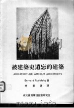 被建筑史遗忘的建筑   1987  PDF电子版封面    柏那得·鲁道夫斯基著；林宪德译 