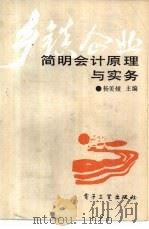 乡镇企业简明会计原理与实务   1989  PDF电子版封面  7505305123  杨美主编 