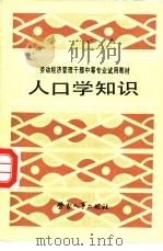 人口学知识   1988  PDF电子版封面  7504501441  张开敏主编；劳动人事部人事教育局，上海市劳动局组织编写 