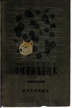 小球藻的培养技术   1960  PDF电子版封面  T16094·262  陕西省畜牧厅编 