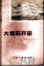 大理石开采   1959  PDF电子版封面  15040·1510  （苏）什纳荫，Й.В.著；李浩南译 