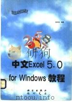 中文Excel 5.0 for Windows教程   1997  PDF电子版封面  7030056159  黄玲佳编著 