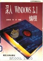 深入Windows 3.1编程   1994  PDF电子版封面  7305027448  段晓雄，葛多编著 
