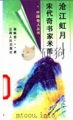 沧江虹月  宋代奇书家米芾   1996  PDF电子版封面  7222018751  胡炳章著 