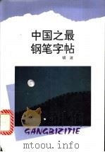 中国之最钢笔字帖   1996  PDF电子版封面  7213013173  胡波书 