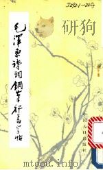 毛泽东诗词钢笔行书字帖   1990  PDF电子版封面  7800790126  孙宝麟书 