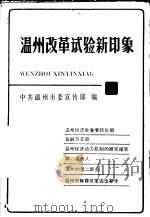 温州改革试验新印象（1989 PDF版）