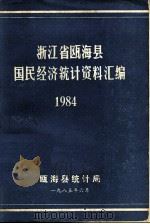 浙江省瓯海县国民经济统计资料汇编（1985 PDF版）