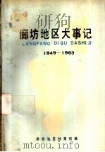 廊坊地区大事记  1949-1983（ PDF版）