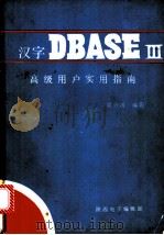 汉字dBASEⅢ高级用户实用指南（ PDF版）