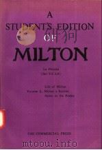 密尔顿诗歌全集详注  下   1990  PDF电子版封面  7100009154  陆佩弦编 