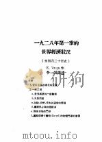 乙种：思想月刊  第3册  1928年第一季的世界经济状况     PDF电子版封面  10078·1683   