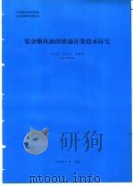 复杂断块油田滚动开发技术研究   1994  PDF电子版封面    李宗信编 