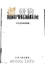 我们同资产阶级右派的根本分歧   1957  PDF电子版封面  3100·116  中共江苏省委宣传部辑 