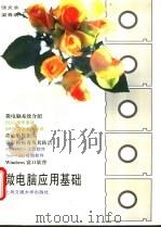 微电脑应用基础   1995  PDF电子版封面  7313014880  侯文永，梁晋清主编 