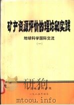 矿产资源评价的理论和实践   1982  PDF电子版封面    中国地质科学院编 