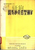 国外砂页岩型铜矿   1975  PDF电子版封面    地质科学研究院情报所编 