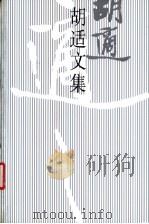 胡适文集.10，胡适集外学术文集   1998  PDF电子版封面  7301035764  欧阳哲生著 