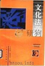 文化法学   1994  PDF电子版封面  7209016090  于洪杰，张明剑主编 