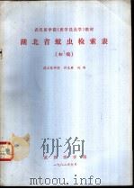 湖北省蚊虫检索表  初稿（1982 PDF版）