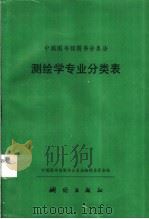 中国图书馆图书分类法  测绘学专业分类表   1995  PDF电子版封面  7503008067  中国图书馆图书分类法编辑委员会编 