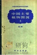 中国主要植物图说  5  豆科   1955  PDF电子版封面  13031·502  中国科学院植物研究所编 