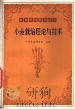 小麦栽培理论与技术   1979  PDF电子版封面  16144·1886  中国农业科学院主编 