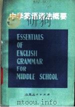 中学英语语法概要   1981  PDF电子版封面  7088·851  太原市教育教研室著 